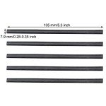 MyLifeUNIT Vine Charcoal Sticks, Willow Sketch Charcoal Pencils for Drawing, Pack of 25 (7-9 MM Dia)