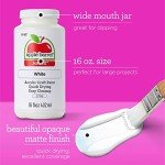 Apple Barrel PROMOABWB Set Featuring 2 White Black Acrylic Paint Colors, 16 Fl Oz (Pack of 2), Multi