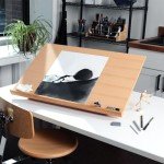 SoHo Urban Artist Extra Large 19.75" x 29.5" Adjustable Portable Drawing Board Stand Easel, 5 Positions, Natural Beechwood Finish