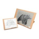 SoHo Urban Artist Extra Large 19.75" x 29.5" Adjustable Portable Drawing Board Stand Easel, 5 Positions, Natural Beechwood Finish