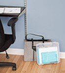 IRIS USA Portable Board Game Organizer Plastic Project Storage Case Box with Snap-Tight Latch, 6-Pack, Fits 8.5" x 11" Papers, for A4 Papers Magazine Document Craft Hobby Art Supplies, Thick, Clear