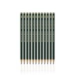 Faber-Castell pencils, Castell 9000 Artist graphite 6B pencils for sketch, drawing, shading, art supplies - box of 12