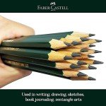 Faber-Castell pencils, Castell 9000 Artist graphite 6B pencils for sketch, drawing, shading, art supplies - box of 12