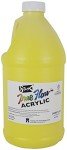 Sax True Flow Heavy Body Acrylic Paint, 1/2 Gallon, Chrome Yellow - 439277, 64 Fl Oz (Pack of 1)