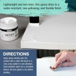 U.S. Art Supply White Gesso Primer - 16.9oz (500ml) Non-Toxic Canvas Primer Superior Coverage - Blendable White Gesso Paint for Oil & Acrylic Artists