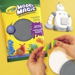 Crayola Model Magic in Gray, Modeling Clay Alternative, 4oz