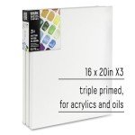 Liquitex BASICS Canvas, 3 pack, 16" x 20"