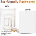 3 Pack Canvases for Painting with Multi Pack 11x14, 5x7, 8x10, Painting Canvas for Oil & Acrylic Paint
