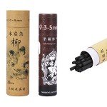 XHBTS Vine Charcoal, Soft, Black 25 Charcoal Sticks for Drawing, Sketching, and Fine Art, Willow Sketch Charcoal Pencils for Drawing (3-5mm(25pcs))