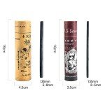 XHBTS Vine Charcoal, Soft, Black 25 Charcoal Sticks for Drawing, Sketching, and Fine Art, Willow Sketch Charcoal Pencils for Drawing (3-5mm(25pcs))