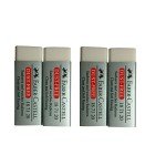 [Pack of 4] Faber-Castell LARGE Eraser Dust Free Clean and Soft Erasing for ART, OFFICE, SCHOOL USE (6.2x2x1.25cm)