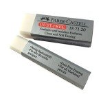 [Pack of 4] Faber-Castell LARGE Eraser Dust Free Clean and Soft Erasing for ART, OFFICE, SCHOOL USE (6.2x2x1.25cm)