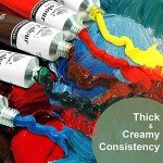 PHOENIX Oil Paint Set, 24x12ml/0.4 Fl Oz Tubes, Non-toxic Oil Based Paints for Canvas Crafts, Great Value Art Supplies for Artists, Adults & Beginners