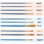 Mr. Pen- Paint Brushes, 10pc, Paint Brushes for Acrylic Painting, Art Brushes, Drawing and Art Supplies, Paint Brush, Acrylic Paint Brushes, Paint Brushes for Kids, Paint Brush set, Watercolor Brushes