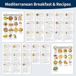 Simple & Easy Mediterranean Diet Cookbook for Beginners & Seniors – Mediterranean Recipe Book with Meal Plans, Foods Grocery List & Snacks, Large Kitchen Notebook 8.5x11", Mediterranean Diet Journal Gift