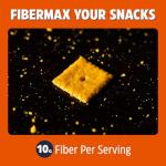 Get Strong Foods Cheddar Cheese Crackers - High Protein Crackers - Keto Friendly, Low Carb, High Fiber Cheese Crisp - Low Calorie, Healthy Snack for Adults and GLP-1, Pack of 16