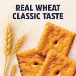 Get Strong Foods Cheddar Cheese Crackers - High Protein Crackers - Keto Friendly, Low Carb, High Fiber Cheese Crisp - Low Calorie, Healthy Snack for Adults and GLP-1, Pack of 16