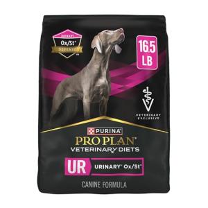 Pro Plan Veterinary Diets Purina UR Urinary Ox/St Canine Formula Dog Food Dry Kibble - 16.5 lb. Bag