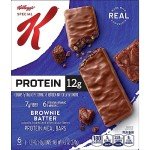 Kellogg's Special K Protein Bars, Meal Replacement, Protein Snacks, Brownie Batter, 9.5oz Box (6 Bars)
