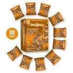 Drizzilicious Mini Rice Cakes S'mores - Rice Crisps, Healthy Snack for Adults and Kids, Flavored Rice Cakes, Vegan, Gluten Free, Allergen Free, Only 90 Calories Per Bag - 0.74 oz (Pack of 10)