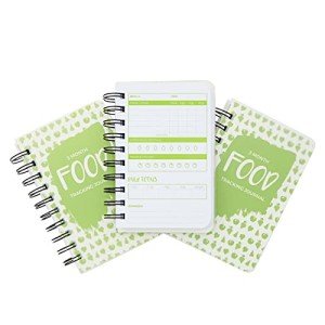 Paper Junkie 3-Pack Calorie Counter Book for Weight Loss, 90-Day Food Meal Pocket-Size Tracker Journal Notebook for Men and Women Nutrition Meal Tracker and Recording (5 x 3.5 Inches)
