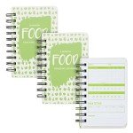 Paper Junkie 3-Pack Calorie Counter Book for Weight Loss, 90-Day Food Meal Pocket-Size Tracker Journal Notebook for Men and Women Nutrition Meal Tracker and Recording (5 x 3.5 Inches)