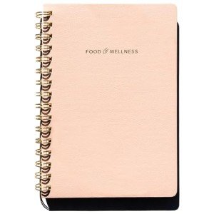 Kunitsa Co. Food and Exercise Journal for Women - Track Meals, Nutrition, and Weight Loss, 90 Days, Pink, 8.5 x 6 Inches