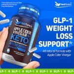Herbtonics GLP-1 Weight Loss Supplement - Appetite Suppressant Apple Cider Vinegar Capsules - Weight Loss Pills for Women & Men - Fat Burner & Metabolism Support | 120 Keto ACV Capsules