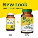 MegaFood Calcium Magnesium Supplement - with fermented Magnesium Glycinate - Supports Bone Health & Heart Health - Calcium & Magnesium Supplement for Men & Women - Non-GMO - 90 Tabs (30 Servings)