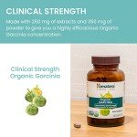 Himalaya Organic Garcinia Cambogia Herbal Supplement, Appetite Control, Lipid Metabolism, Weight Support, USDA Organic, Non-GMO, Vegan, 600 mg, 60 Plant-Based Caplets, 2 Pack