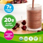 Orgain Organic Meal, Vegan Meal Replacement Protein Powder, Creamy Chocolate Fudge - 20g Plant Based Protein, 7g Prebiotic Fiber, Fruits, Vegetables & Greens, Gluten Free, Shakes & Smoothies, 2.01lb