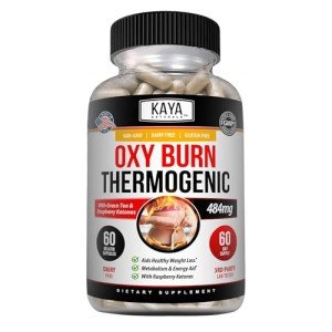 Kaya Naturals Supreme Fat Burner - Weight Loss Pills Women & Men - Appetite Suppressant Supplement - Powerful Thermogenic Diet Pills - Natural Energy Boost Oxy Burn 60 Count