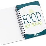 ATDAWN Food Journal/Food Diary/Diet Journal Notebook, 5x7 Inch, 120 Pages, Durable Thick Translucent Cover, Wire-O Binding