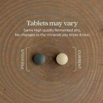 New Chapter Zinc Supplement, Fermented Zinc Complex, ONE Daily for Immune Support + Skin Health, Mineral-Balancing Formula Rich in Copper, Easy to Swallow & Digest, 60 Count (2 Month Supply)