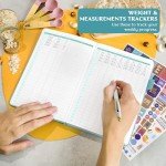 Legend Wellness Planner & Food Journal – Daily Diet & Health Journal with Weight Loss, Measurement & Exercise Trackers – Lifestyle & Nutrition Diary – Lasts 6 Months, A5 Size – Turquoise