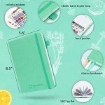 EPEWIZD Food and Fitness Journal Hardcover Wellness Planner Workout Journal for Women Men to Track Meal and Exercise Count Calories Weight Loss Diet Training Weight Loss Tracker Undated Home and Gym