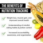 NewMe Fitness Journal for Women & Men, Nutrition Planner and Food Journal to Track Weight Loss, Muscle Gain, Gym, Bodybuilding Progress, Daily Personal Health Tracker - 1 Pack (Nutrition)