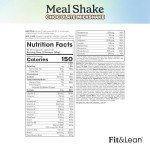 Fit & Lean Meal Shake, Fat Burning Meal Replacement, Protein, Fiber, Probiotics, Chocolate, 1lb, 10 Servings Per Container