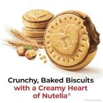 Nutella Biscuits, 20 Count Cookies, Hazelnut Spread with Cocoa, Holiday Christmas Cookies, 9.7 oz