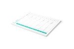 Tiny Expressions - Food and Fitness Journal Notepad with 55 Tear-Off Pages (8.5" x 11") - Health and Wellness Tracker for Diet, Exercise, and Weight Loss - Daily & Weekly Planner Pad for Men & Women