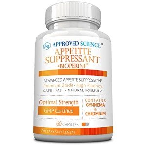 Approved Science® Appetite Suppressant - Gymnema, Chromium, Cayenne Pepper - 60 Capsules - Made in The USA