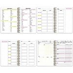 Food and Fitness Journal Meal Journal Diary Workout Wellness Log Notebook Planner Weight Loss Diet Meal Exercise Training Health Tracker 6.1" x 8.5" Hard Cover