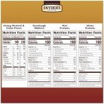 Snyder's of Hanover, Variety Pack Pretzels, Individual Packs, 4 Flavors, 36 Ct (Pack of 36)