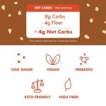 Rip Van Chocolate Hazelnut Wafer Cookies, Keto, Non-GMO, Healthy Snacks, Low Carb & Low Sugar (2g), Low Calorie, Vegan, 16 Count