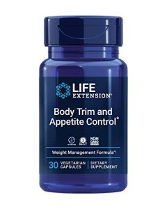 Life Extension Body Trim and Appetite Control, Lemon Verbena, Hibiscus, Healthy Weight, Promotes Satiety, Weight Management, Gluten Free, Non-GMO, 1-Daily, Vegetarian, 30 Capsules