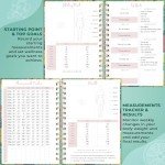 PLANBERRY Food Journal Premium – Nutrition Planner – Diet & Calorie Tracker – Meal & Exercise Diary – Weight Loss Journal (Summer Smoothie)