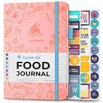 Clever Fox Food Journal - Daily Food Diary, Meal Planner to Track Calories & Nutrients, Weight Tracker Notebook, A5 (Light Pink)