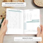 Clever Fox Food Journal - Daily Food Diary, Meal Planner to Track Calories & Nutrients, Weight Tracker Notebook, A5 (Light Pink)