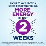 Ensure Max Protein Shake | Café Mocha | Meal Supplement Shake | Ready to Drink | 30g Protein for Muscle Building | 1g Sugar, 4g Fiber | 11 fl oz - 12 Pack