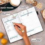 Clever Fox Food Journal Premium – Daily Meal Tracking Log with Calorie Tracker – Nutrition, Diet & Weight Loss Diary for Women & Men – Suitable for Bariatric Meal Tracking – A5 Size (Black)